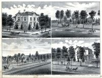 Wm. Scholz, G. Eshman, Preston Hussey, Wm. Paddock, Residence, Terre Haute, Vigo County 1874